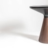 Chloe Marble Coffee Table In Light Brown Finish