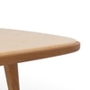 Alba Square Cluster Botticino and Solid Wood Coffee Table in Amber Walnut Finish