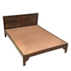 Axiswood Queen Size Bed Without Storage in Provencial Teak Finish
