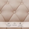 Veronica 3 Seater Fabric Sofa in Honey Beige Colour