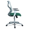 Wiwngas Mid Back Ergonomic Chair in Dark Green Colour