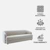 Stylishsimplicity Wood 3 Seater With Upholstery Non Storage Sofa In Beige Colour