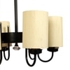 Devansh Steel Cotton Wall Mounted Lamp With Cotton Off White Shade