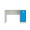 Celestia Kids Study Desk with Shuttered Cabinet and Drawer in Azure Blue Colour
