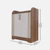 Nextstep 2 Door Metal Floor Cabinet Noce Lyon