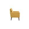 Gartman Accent Chair in Yellow Colour