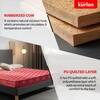 Kurlon Rutile Natural Rubberised Coir Straight Pad Medium Firm PU Foam Single Size Mattress (Thickness: 5 Inches, Dimensions: 75 X 36 Inches)