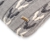 Margot Grey Cotton Cushion Cover 16X16  Inches