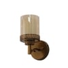 Eliante Modern Wall Lights Mild Steel & Glass Material Antique Gold & Champaign Finish