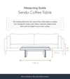 Dominy Solid Wood Coffee Table In  Natural Finish