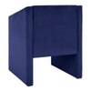 Shuntina Accent Velvet Chair in Navy Blue Colour