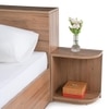 Vienta Engineered Wood Single  Size Bed With Box Storage (Brentwood Oak Brown Finish)