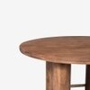 Elysianis Leewell Solid Wood 6 Seater Dining Table in Brown Finish