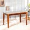 Oakmont Sheesham Wood 4 Seater Dining Table In Pine Finish