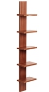 BLUEWUD Louis Engineered Wood Multipurpose Wall Decor Shelf, Display Rack (Walnut)