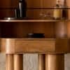 Andaman Jolly Buoy Solid Wood Bar Unit in Brown Colour