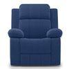 Griffin Fabric One Seater Manual Recliner in Lapis Blue Fabric Colour