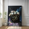 The Castle Decor Luxury Money Bag Wall Art Framed Painting 20x30 Inch