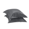 Stoa Paris Satin Pillow Covers,  Premium Plain Pillow Cover Set of 2, 68L x 45W cms - Twilight Embrace