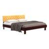Sullivan Solid Wood King Size Non Storage Bed In Walnut Finish