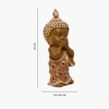 VEDAS Polyresin  Figurine in Brown Colour