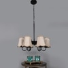 Devansh Dual Gold Metal  Wallmounted Lamp With Cotton Gold Metal  Shade