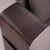 Rubik 1 Seater Fabric Sofa in Smokey Taupe Colour