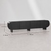 Soncy Solid Wood TV Unit with 4 Door In Black Finish