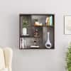 BLUEWUD Javies Engineered Wood Multipurpose Wall Decor Shelf, Display Rack (Wenge)