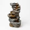 Water Fountain Spiral Stone Cascade Water Fountain in Multicolor Colour
