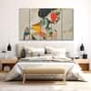 The Castle Decor Women Abstract Wall Painting Wooden Framed Digital Painting 27x48 Inch (Style 6)