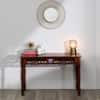 Nilaya Sheesham Wood Console Table in Honey Oak Finish