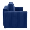 Melano 3 Seater Pull Out Sofa cum Bed  in Navy Blue Colour