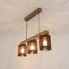 Ventus Brown Solid Wood Cluster Hanging Light