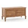 Taahira Blanket Box In Natural Teak Finish
