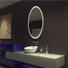 Oval Shape Lighted LED Mirror Modern  Vanity Mirror