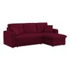Jake  Pull Out Sofa cum Bed  in Maroon Colour