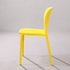 Kepler Brooks Serena Cafeteria Dining Chair in Yellow Colour