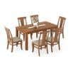 Brighton Xl 6 Seater Dining Table with Fabio Dining Chair Set