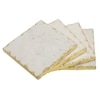 White Marble Square Coaster with Gold Foil, 4.5-inch Large Size
