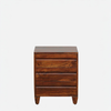 Rehan 3 Drawer Bed Side in Honey Finish