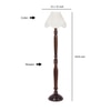 Devansh Wooden Floor Lamp