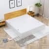 Hexa Engineered Wood Modern King Bed With Headboard With Storage In Frosty White And Giant Wood