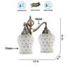 Devansh Metal Electric Wall Light in Multi Colour with Multi Shade Count of 2 Lights