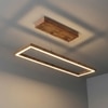 Even 36 Brown Wooden LED Hanging Lamp