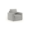 Apollo Compact Sofa Set (Colour : Vapour Grey, Cushion : Hard, Back Type : Regular, Seater : 3+1+1)