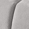 Sophisticated Wood Right Aligned 2-Seater With Upholstery Non Storage Sofa In Grey Colour