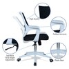 Mearveal Mid Back Ergonomic Chair in Black Colour
