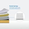 Sleepwell Ortho Pro Spring Mattress Medium Firm Queen 72x66x10 Inch