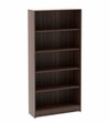 BLUEWUD Alex Engineered Wood Bookshelf Storage File Cabinet Book Rack Organizer with 5 Shelves for D�cor Display Wall Mount Floor Standing for Home Office Study Library (Wenge)